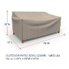 Picture of Medium Outdoor Sofa Cover -StormBlock™ Signature Black Ivory