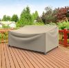 Photo de Outdoor Loveseat Cover - StormBlock™ Signature Black Ivory