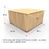 Photo de 36" Square Outdoor Side Table/Ottoman Cover - Select Tan