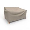 Picture of Small Outdoor Loveseat Cover - StormBlock™ Signature Black Ivory