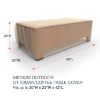 Picture of Medium Outdoor Ottoman/Coffee Table Cover - Select Tan