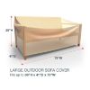 Picture of Large Outdoor Sofa Cover - StormBlock™ Signature Tan