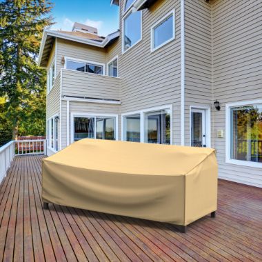 Picture of Outdoor Sofa Cover - StormBlock™ Signature Tan