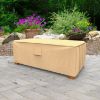 Photo de Slim Outdoor Ottoman/Coffee Table Cover - Select Tan