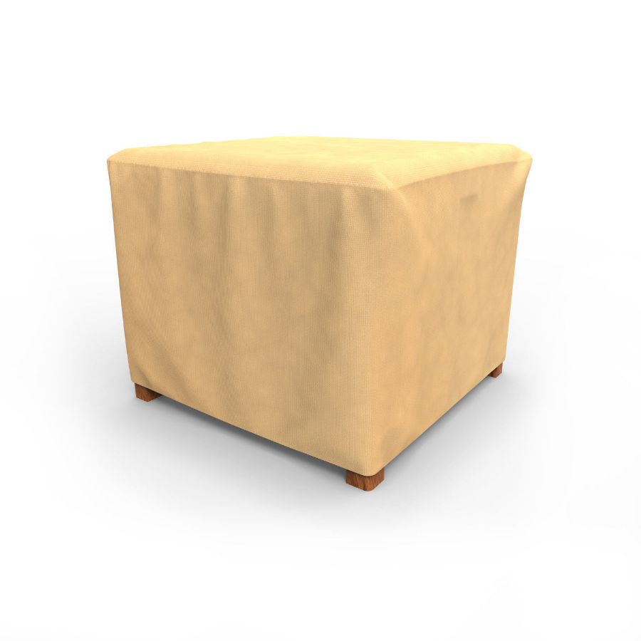 Photo de 22" Square Outdoor Side Table/Ottoman Cover - Classic