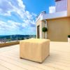 Photo de 26" Square Outdoor Side Table/Ottoman Cover - Classic