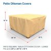 Photo de 28" Square Outdoor Side Table/Ottoman Cover - Classic