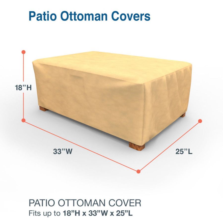 Photo de Outdoor Ottoman Cover - Classic