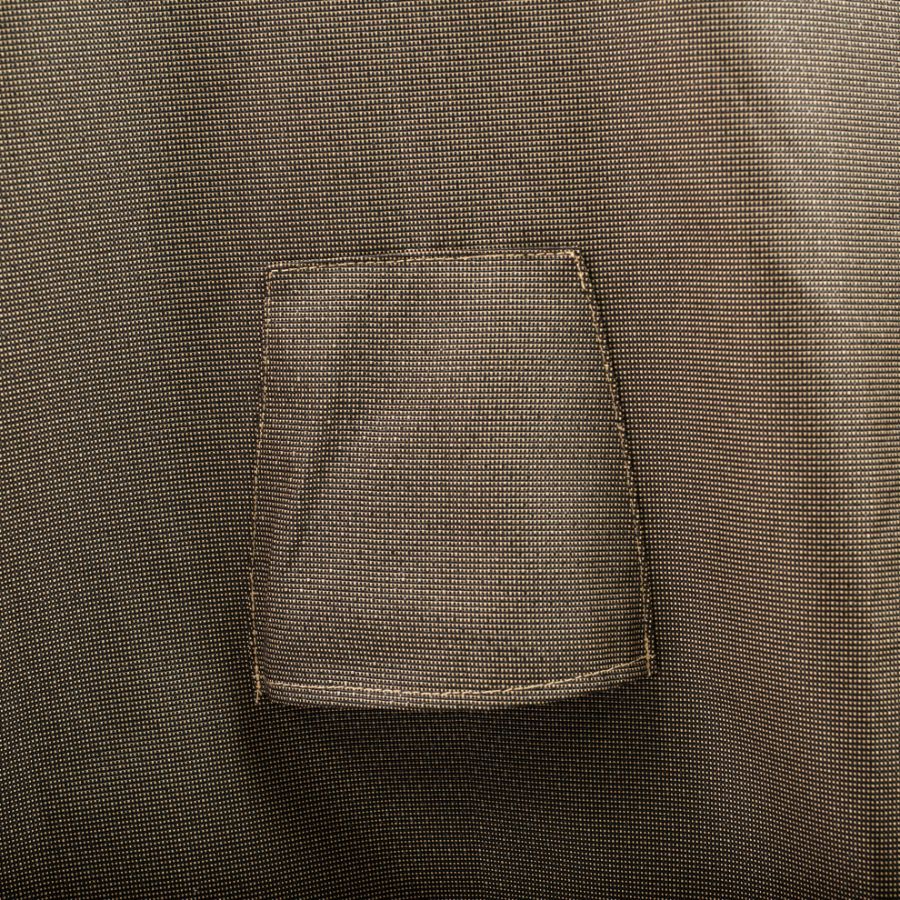 Picture of Square Table Covers 36 in Long - StormBlock™ Platinum Black and Tan Weave