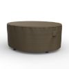 Picture of Round Table Covers 72 in Diameter - StormBlock™ Platinum Black and Tan Weave