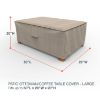 Picture of Large Outdoor Ottoman/Coffee Table Cover - StormBlock™ Signature Black Ivory