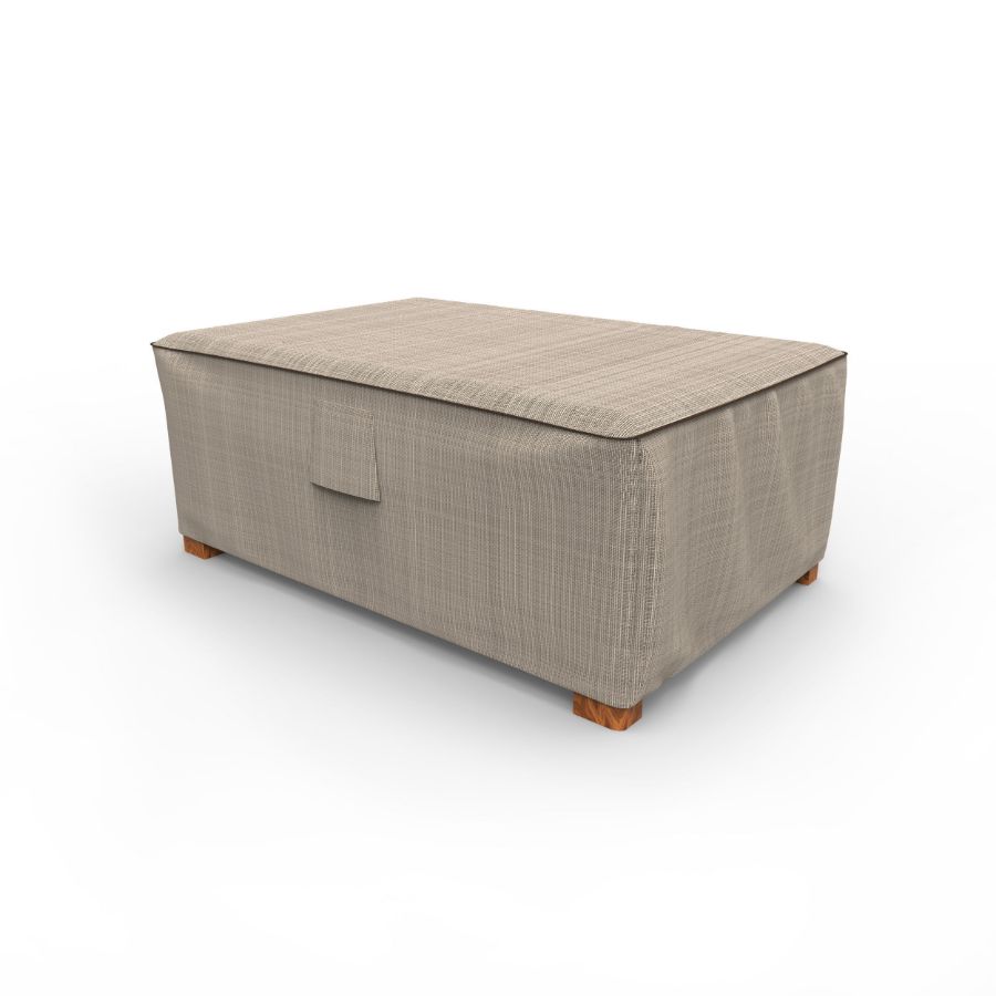 Photo de Outdoor Ottoman Cover - StormBlock™ Signature Black Ivory