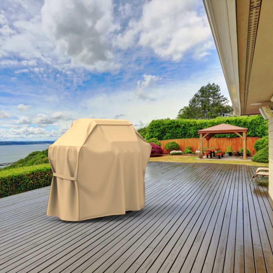 Photo de 60 in Wide Grill Covers - Select Tan