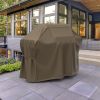 Photo de 60 in Wide Grill Covers - StormBlock™ Platinum Black and Tan Weave