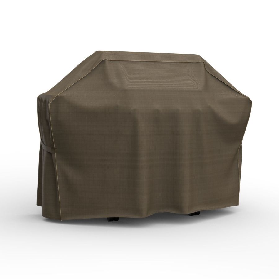 Photo de 60 in Wide Grill Covers - StormBlock™ Platinum Black and Tan Weave