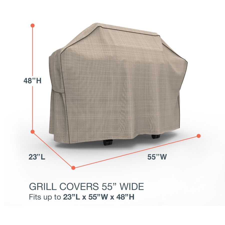 Picture of 55 in Wide Grill Covers - StormBlock™ Signature Black Ivory