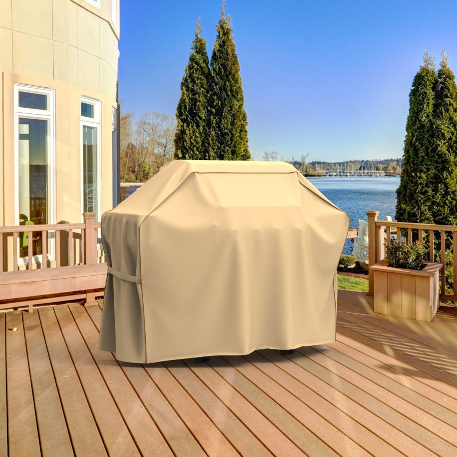 Photo de 60 in Wide Grill Covers - StormBlock™ Signature Tan