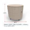 Photo de 26" Round Outdoor Side Table Cover - StormBlock™ Signature Black Ivory