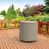 Picture of Round Bar Table Covers 50 in Diameter - StormBlock™ Signature Black Ivory