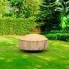 Photo de 36 in Diameter Fire Pit Covers - StormBlock™ Signature Tan