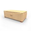 Photo de Slim Outdoor Ottoman/Coffee Table Cover - StormBlock™ Signature Tan