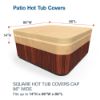 Picture of 86 in Wide Square Hot Tub Covers Cap - Classic