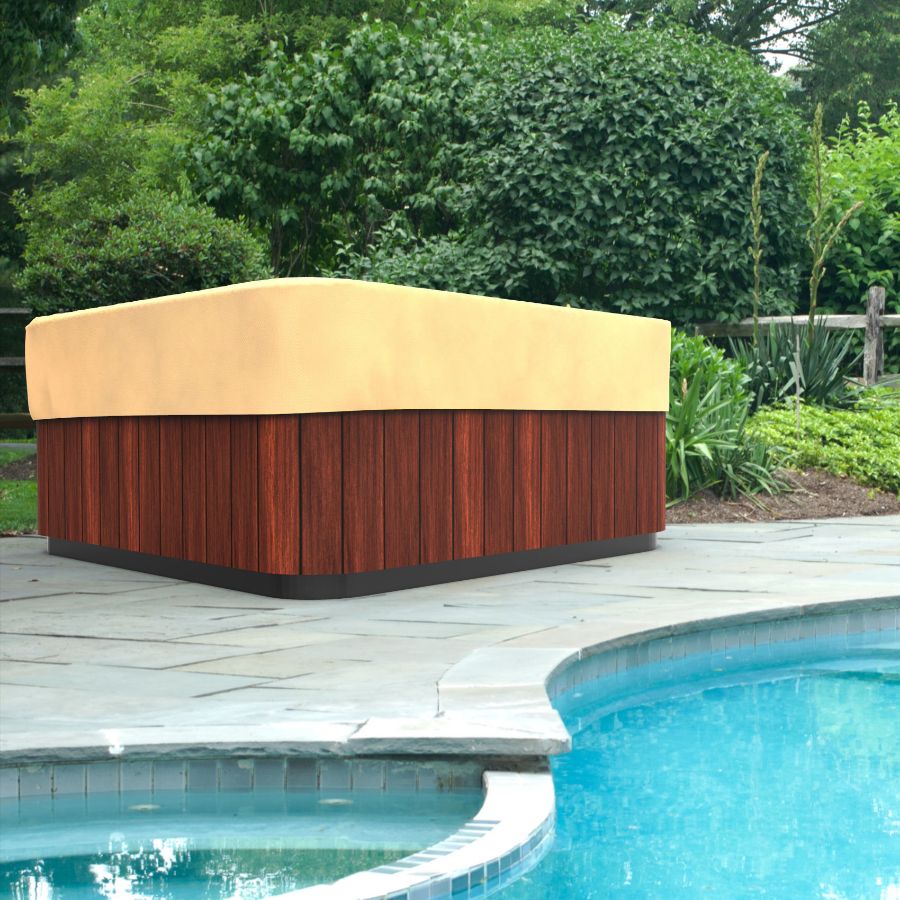 Photo de 94 in Wide Square Hot Tub Covers Cap - Classic