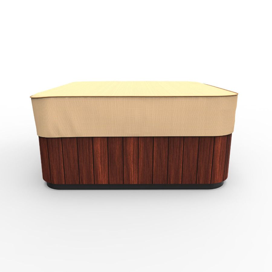 Picture of Square Hot Tub Covers - Select Tan
