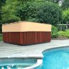 Photo de 94 in Wide Square Hot Tub Covers Cap - Select Tan