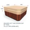 Picture of 94 in Wide Square Hot Tub Covers Cap - Select Tan