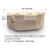 Photo de Extra Large Round Table and Chairs Combo Covers - StormBlock™ Signature Tan