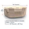 Photo de Large Round Table and Chairs Combo Covers - StormBlock™ Signature Tan