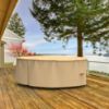 Picture of Medium Round Table and Chairs Combo Covers - StormBlock™ Signature Tan