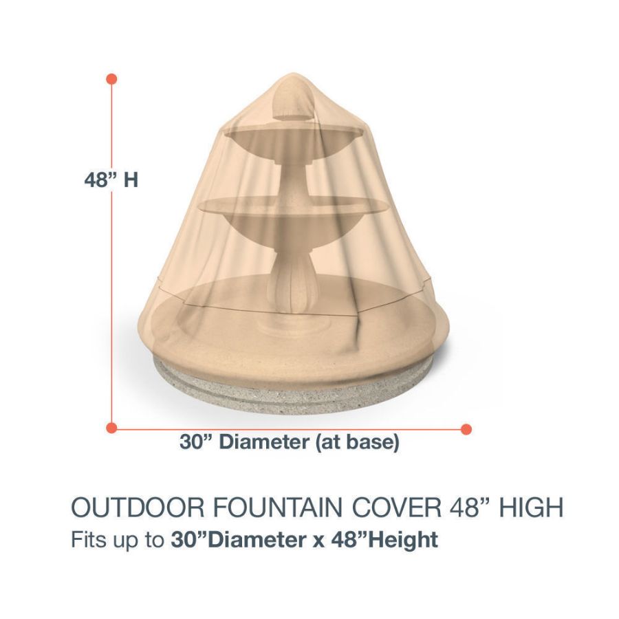 Photo de 48 in High Fountain Covers - Select Tan