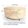 Photo de Round Table Covers 60 in Diameter - StormBlock™ Signature Tan