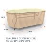 Picture of Oval Table Covers 96 in Long - StormBlock™ Signature Tan