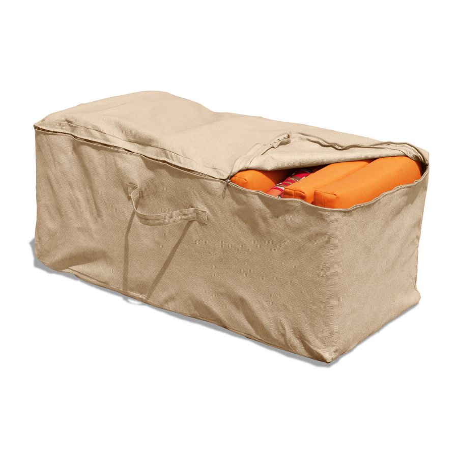 Photo de 2 Chaise or 4 Standard - Patio Cushion Storage Bag - StormBlock™ Signature Tan