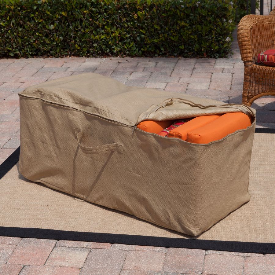 Photo de Patio Cushion Storage Bag - StormBlock™ Signature Tan