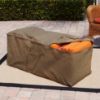 Picture of 2 Chaise or 4 Standard - Patio Cushion Storage Bag - StormBlock™ Platinum Black and Tan Weave