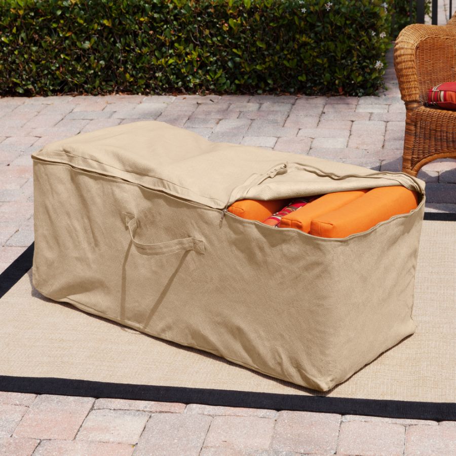 Picture of 2 Chaise or 4 Standard - Patio Cushion Storage Bag - Select Tan