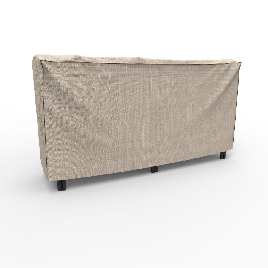 Picture of 8 ft Wide Log Rack Covers - StormBlock™ Signature Black Ivory