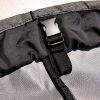 Picture of 8 ft Wide Log Rack Covers - StormBlock™ Signature Black Ivory
