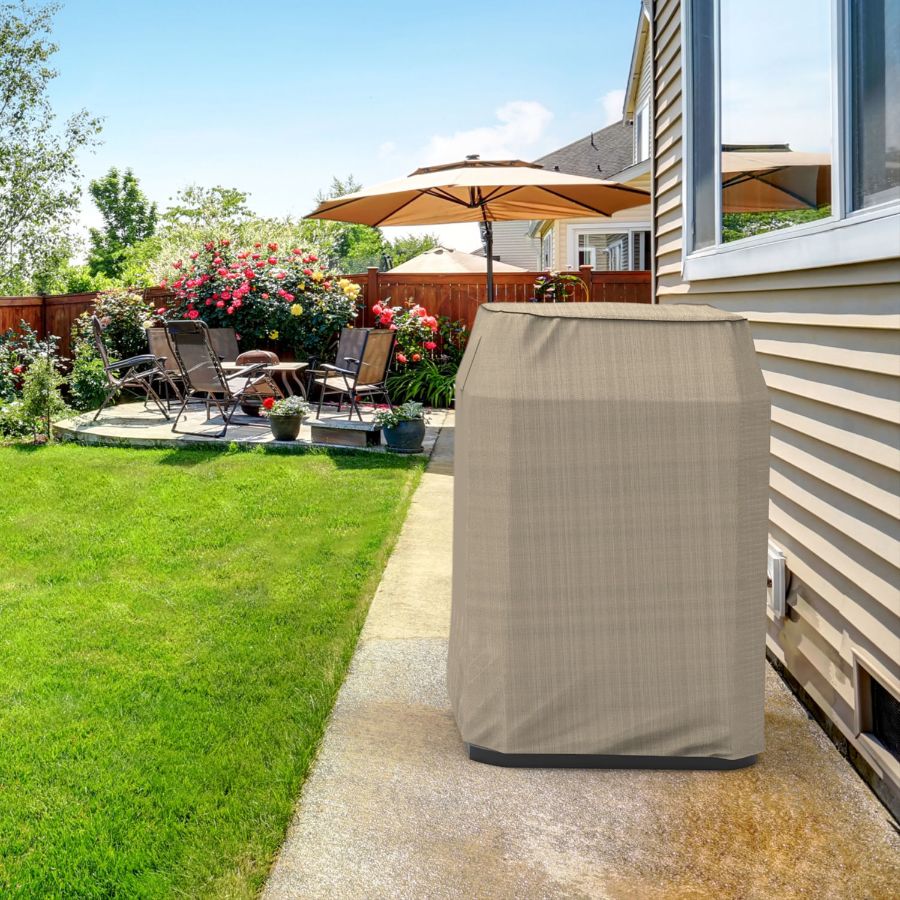 Picture of Square Air Conditioner Covers - StormBlock™ Signature Black Ivory