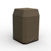 Picture of Square Air Conditioner Covers - StormBlock™ Platinum Black and Tan Weave