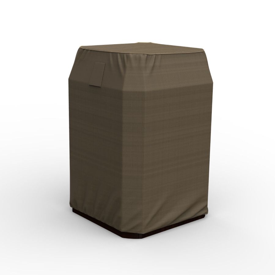 Picture of Square Air Conditioner Covers - StormBlock™ Platinum Black and Tan Weave