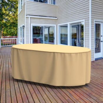 Image pour la catégorie Oval Patio Table Covers