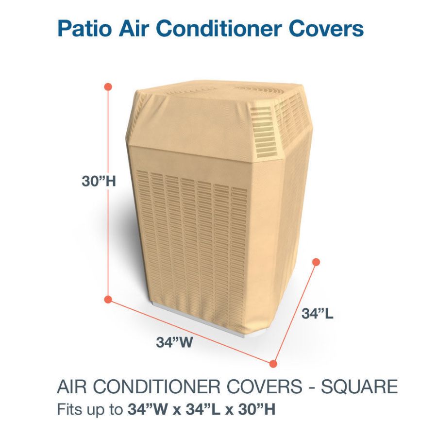 Photo de Square Air Conditioner Covers - Select Tan