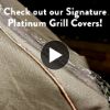 Picture of 55 in Wide Grill Covers - StormBlock™ Platinum Black and Tan Weave