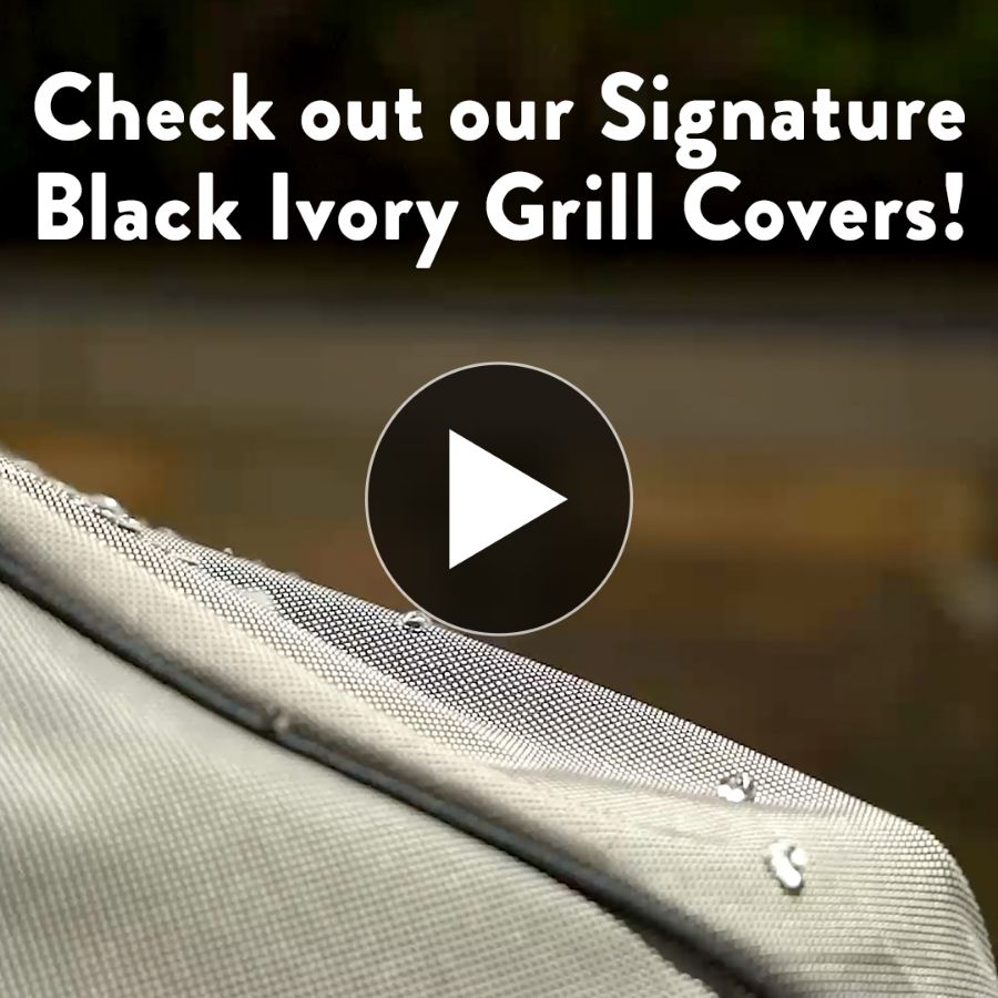 Picture of 55 in Wide Grill Covers - StormBlock™ Signature Black Ivory