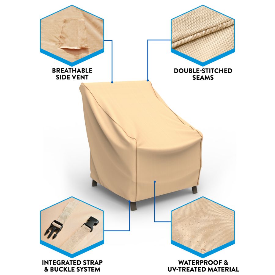 Photo de Outdoor Chair Cover - Select Tan